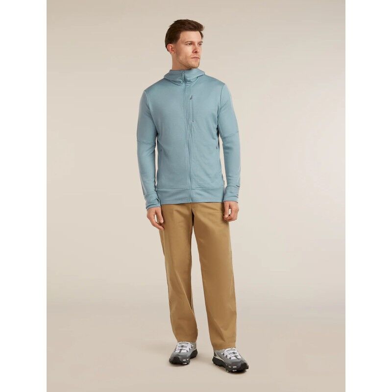 icebreaker 260 Quantum IV LS Zip Hoodie - Polaire en laine mérinos homme | Hardloop