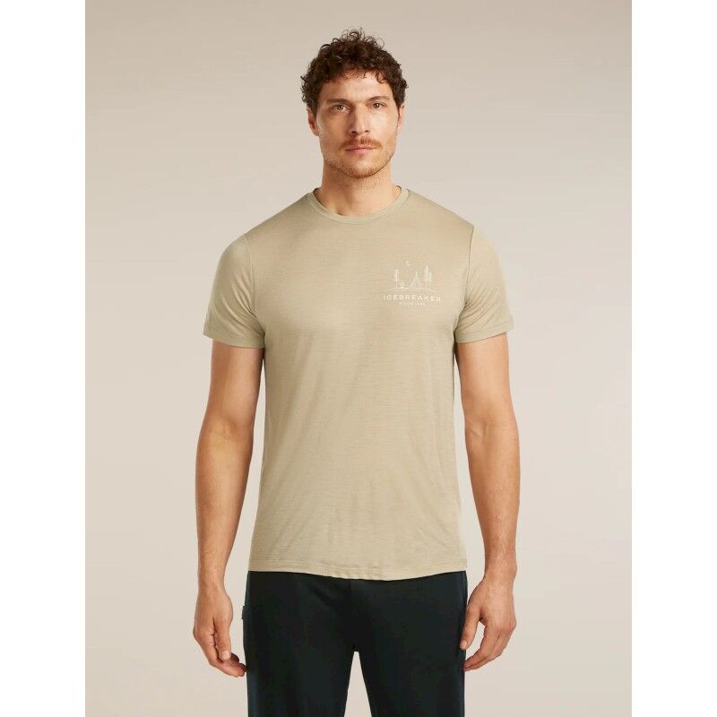 Merinos 150 Tech Lite SS Tee Peaceful Pass - Merino shirt - Men's