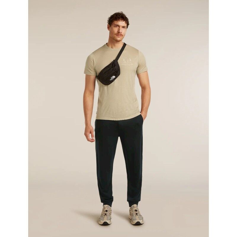 icebreaker Merinos 150 Tech Lite SS Tee Peaceful Pass - T-shirt en laine mérinos homme | Hardloop