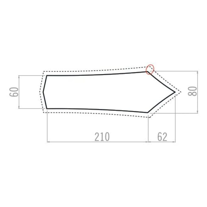 Vaude FP Ultralight Hogan 1P - Telo pavimento tenda | Hardloop