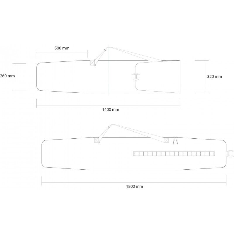 Rossignol Tactic Ski Bag extendable - Suksilaukku