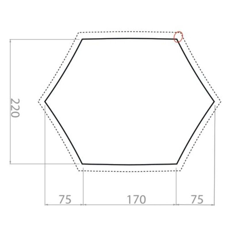 Vaude FP Ultralight Space 3P - Podłoga do namiotu | Hardloop