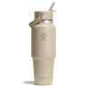 Hydro Flask 32 oz Wide Mouth Flex Straw Travel Bottle - Isolerad vattenflaska | Hardloop