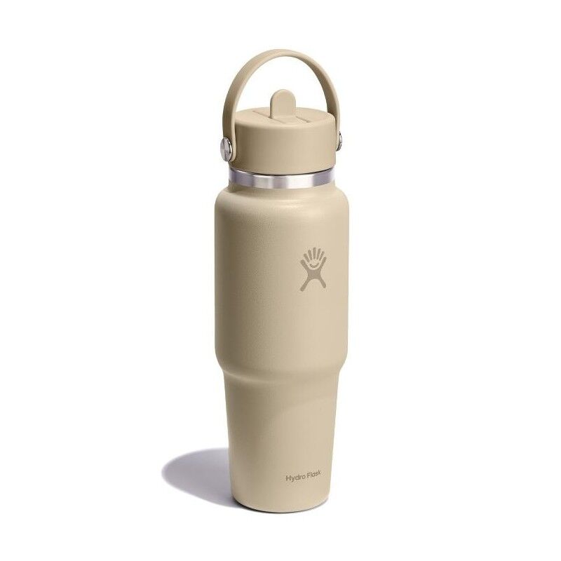 Hydro Flask 32 oz Wide Mouth Flex Straw Travel Bottle - Isolerad vattenflaska | Hardloop
