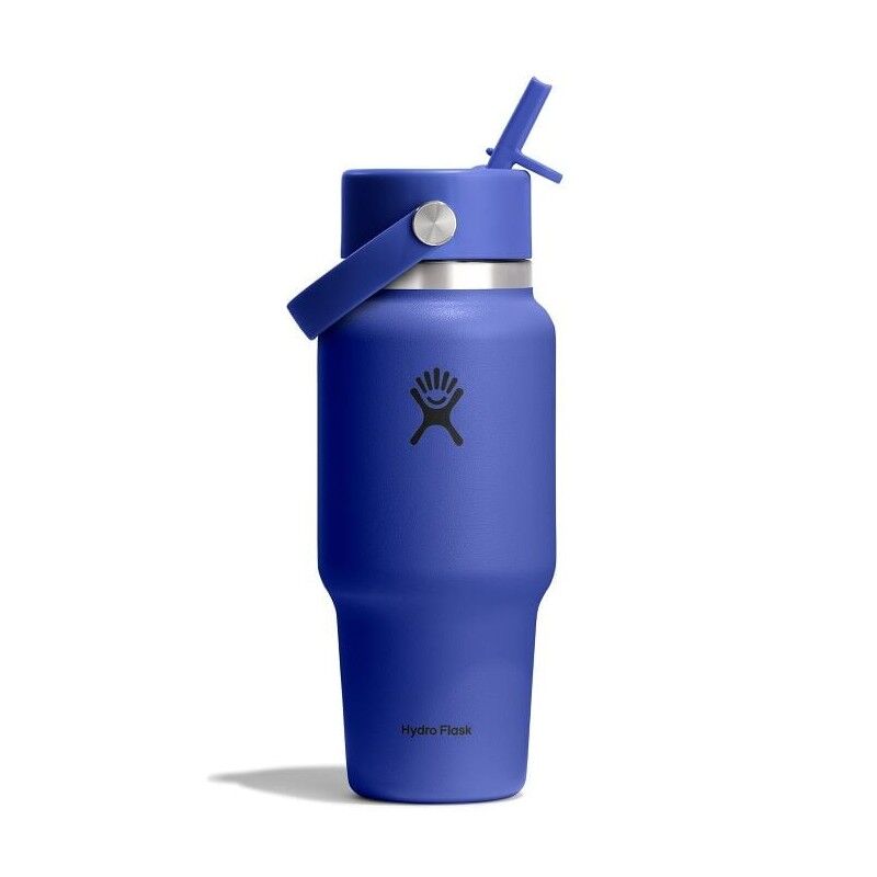 24 Oz Wide Flex Straw Travel Bottle - Bottiglia termica