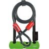 Abus U Ultra 410/150HB180 Mini+cable 10mmx120cm+support - Zámek na kolo | Hardloop