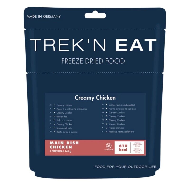 Poulet à la crème, riz et légumes - Freeze-dried meals