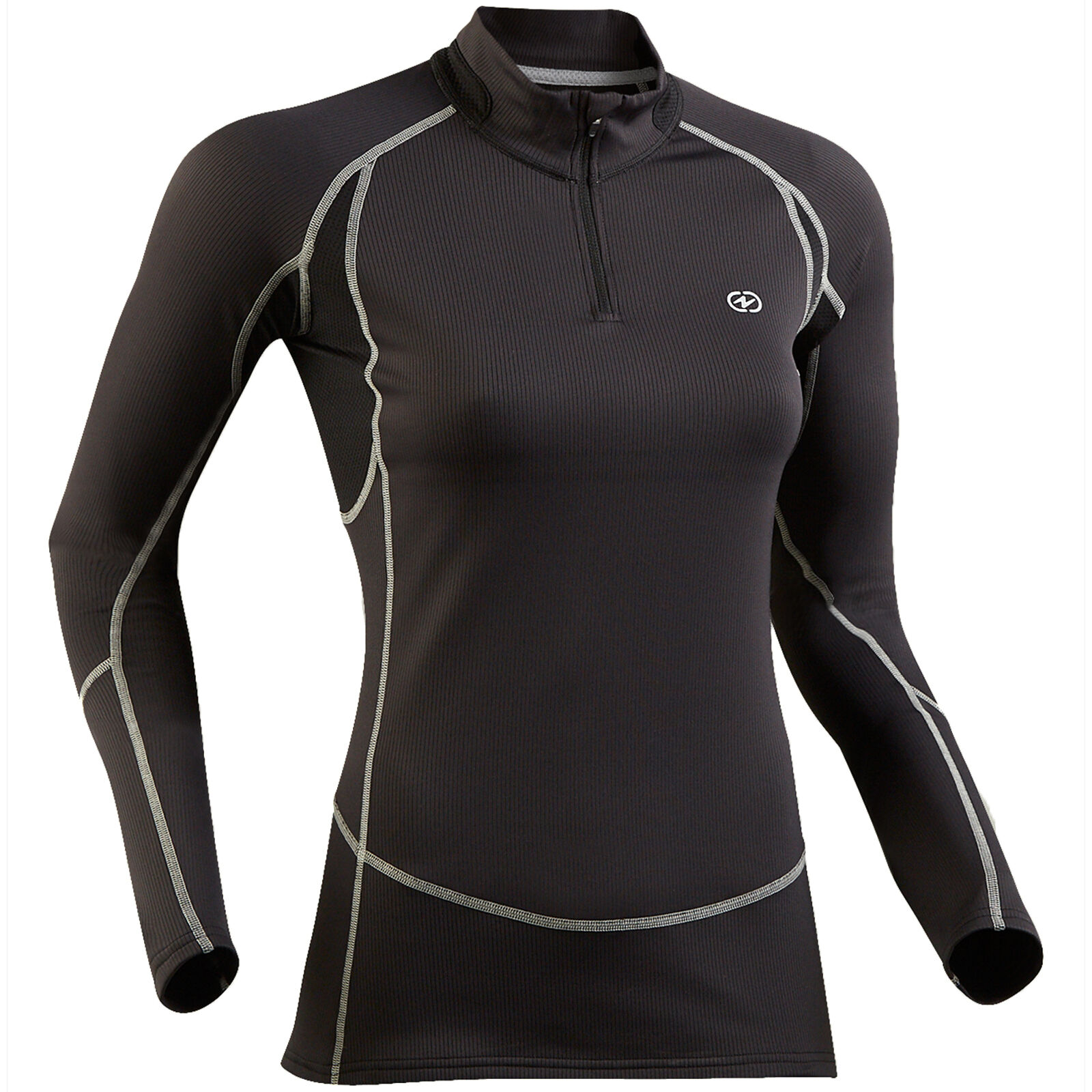Damart Sport Activ Body 4 - T-Shirt col zippé montant femme | Hardloop