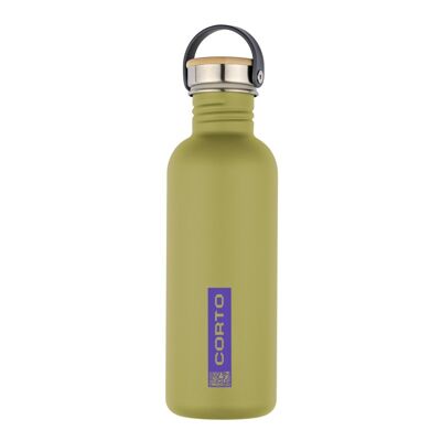 Gourde Acier Bouchon Bambou 1L - Vacuum flask