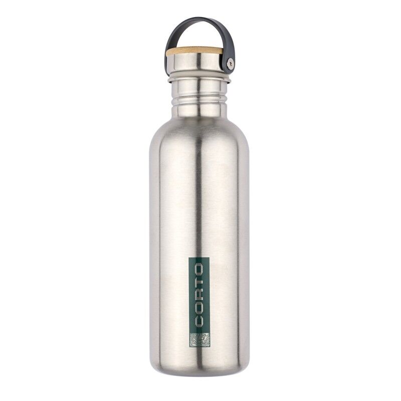 Gourde Acier Bouchon Bambou 1L - Termoflaske