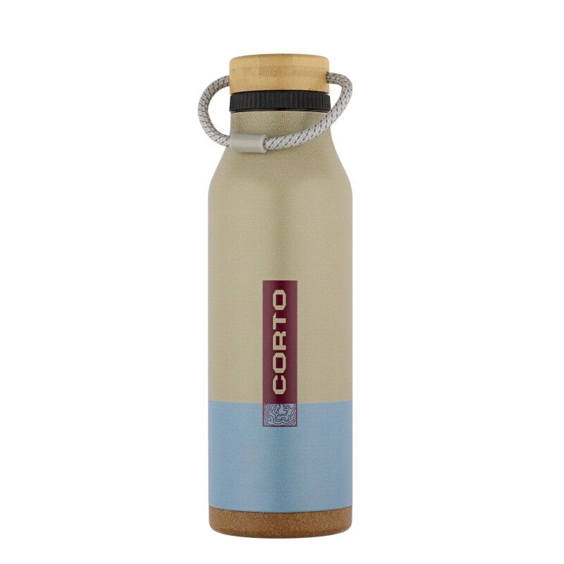CORTO Gourde isotherme  thermo 700 ml argile avec bouchon bambou