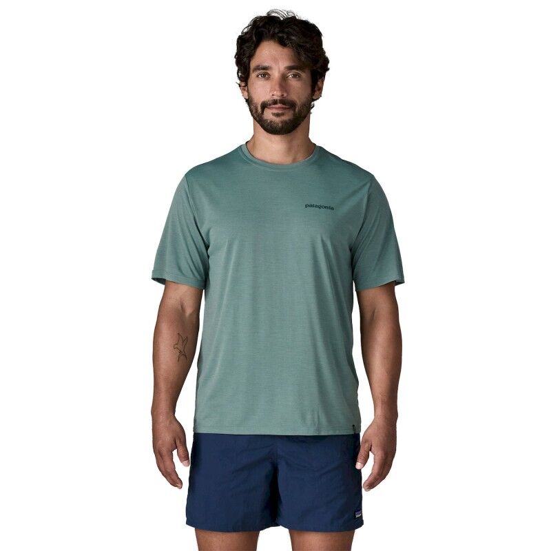 Patagonia M's Cap Cool Daily Shirt - Boardshort Logo - Camiseta - Hombre | Hardloop