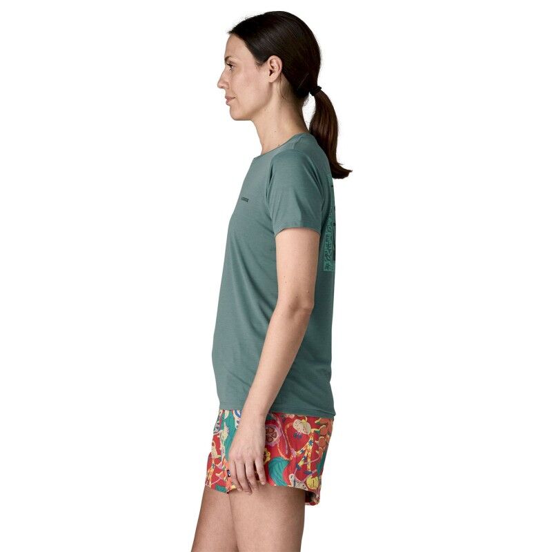 Patagonia W's Cap Cool Daily Shirt - Mother Rays - T-shirt mulher | Hardloop