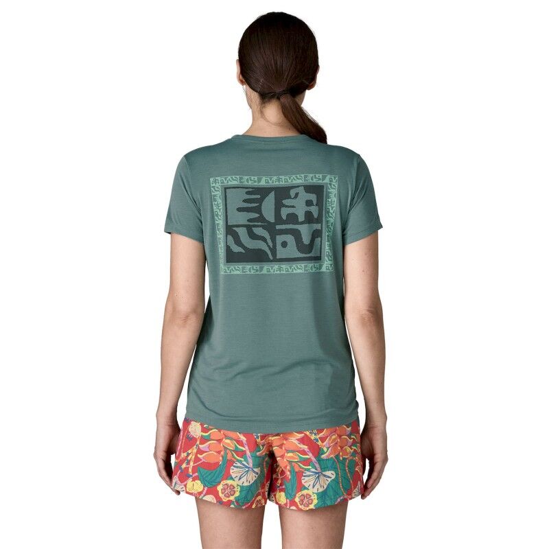 Patagonia W's Cap Cool Daily Shirt - Mother Rays - T-shirt - Dames | Hardloop
