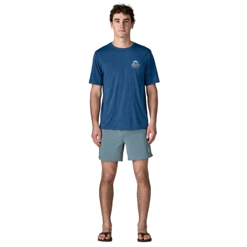 Patagonia M's Cap Cool Daily Shirt - Great Waves - Pánské triko | Hardloop