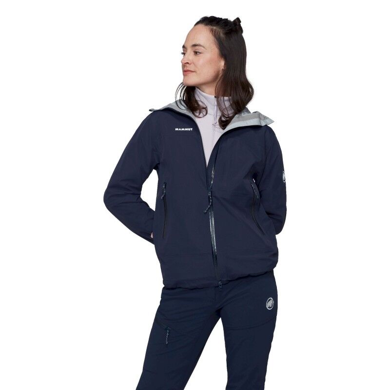 Mammut Alto Guide HS Hooded Jacket - Chaqueta impermeable - Mujer | Hardloop