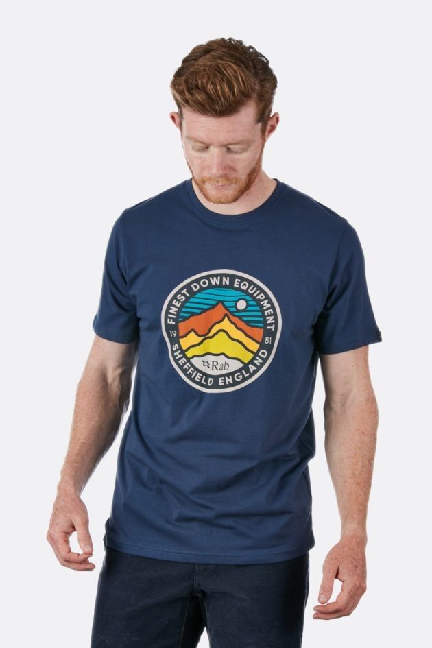 Rab Stance 3 Peaks SS Tee - T-shirt meski | Hardloop