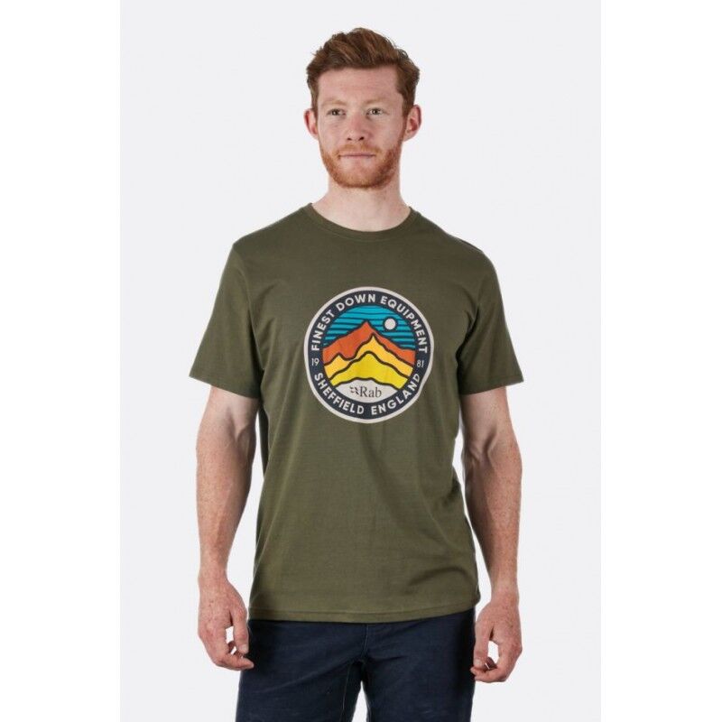 Rab Stance 3 Peaks SS Tee - T-shirt meski | Hardloop