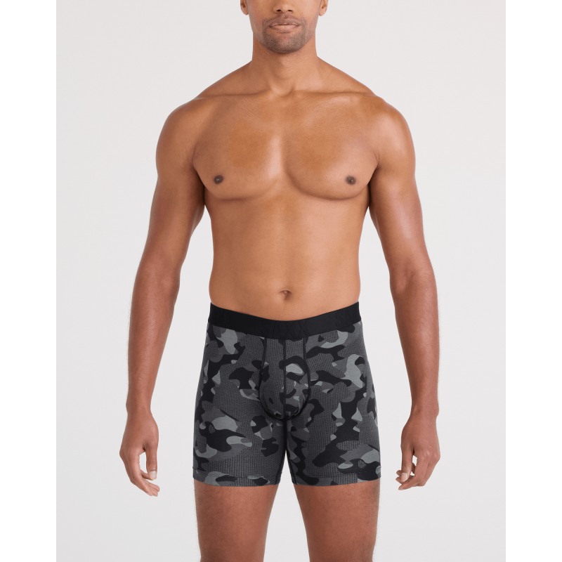 Saxx Droptemp Cooling Cotton Boxer Brief Fly - Ondergoed - Heren | Hardloop