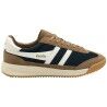 Navy / Tobacco / Off White