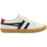 Off White / Navy / Deep Red / Gum