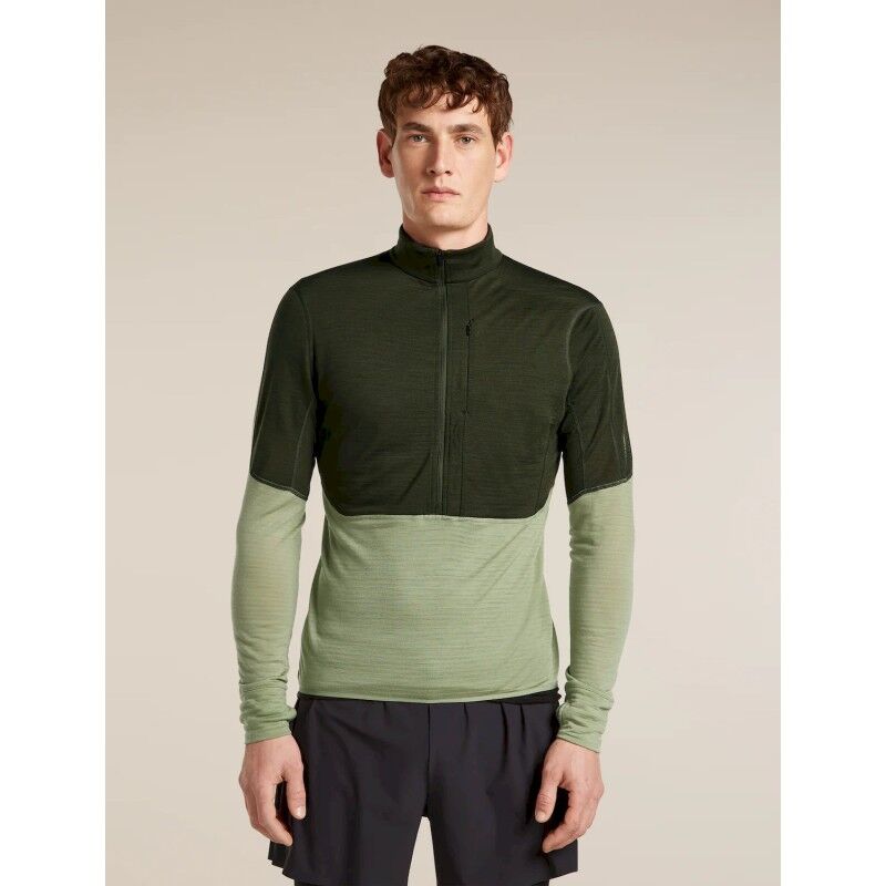 200 Realfleece Descender LS Half Zip - Polar z wełny Merino® męski
