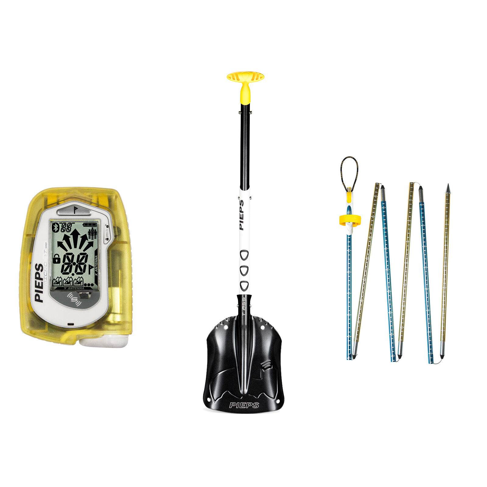 Pieps Set Micro BT Sensor (Micro BT Sensor - Shovel : T640 - Probe : Aluminium 260) - Rescue Pack