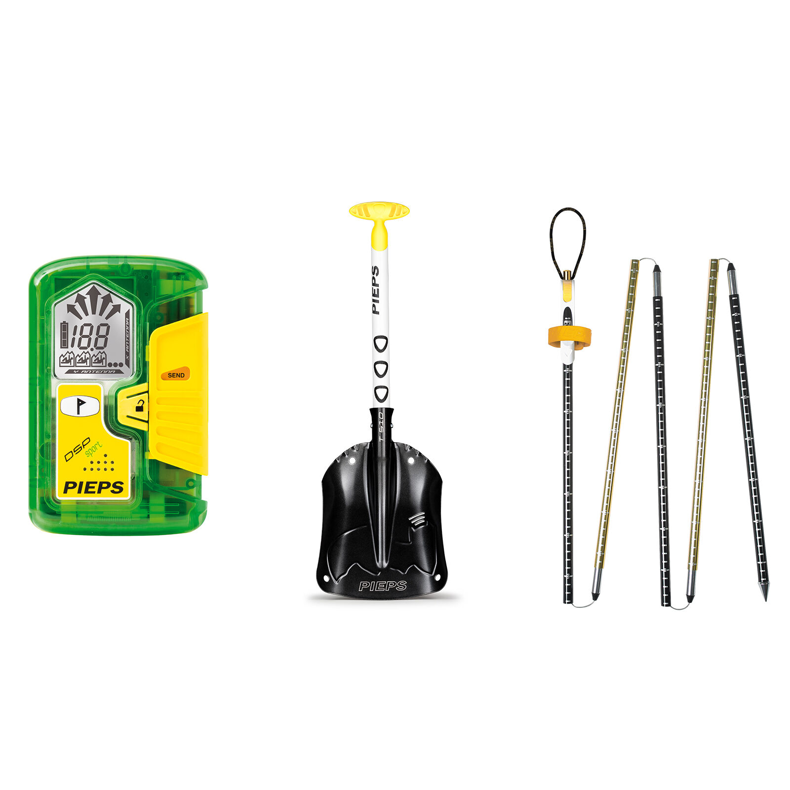 Pieps Set Sport (DSP Sport - Shovel : T500 - Probe : Aluminium 220) | Hardloop