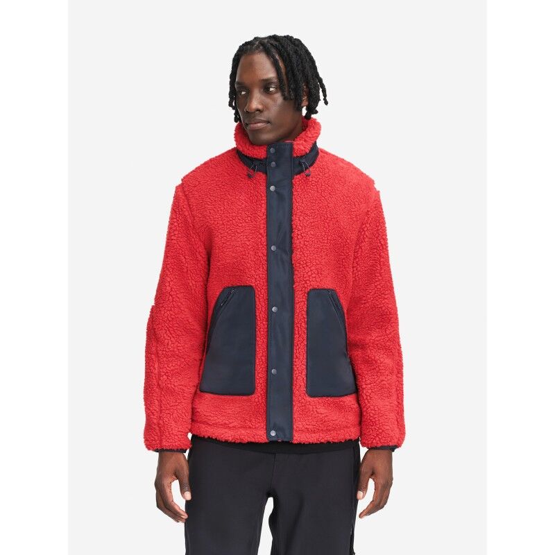 Aigle Lifestyle Windbreaker Sherpa Bonded - Fleecejacke - Herren | Hardloop