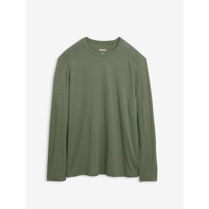 Aigle T-Shirt LS Merinos - T-shirt homme | Hardloop