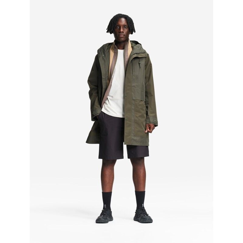 Aigle T-Kit Long Fishtail Cotton Parka - Parka homme | Hardloop