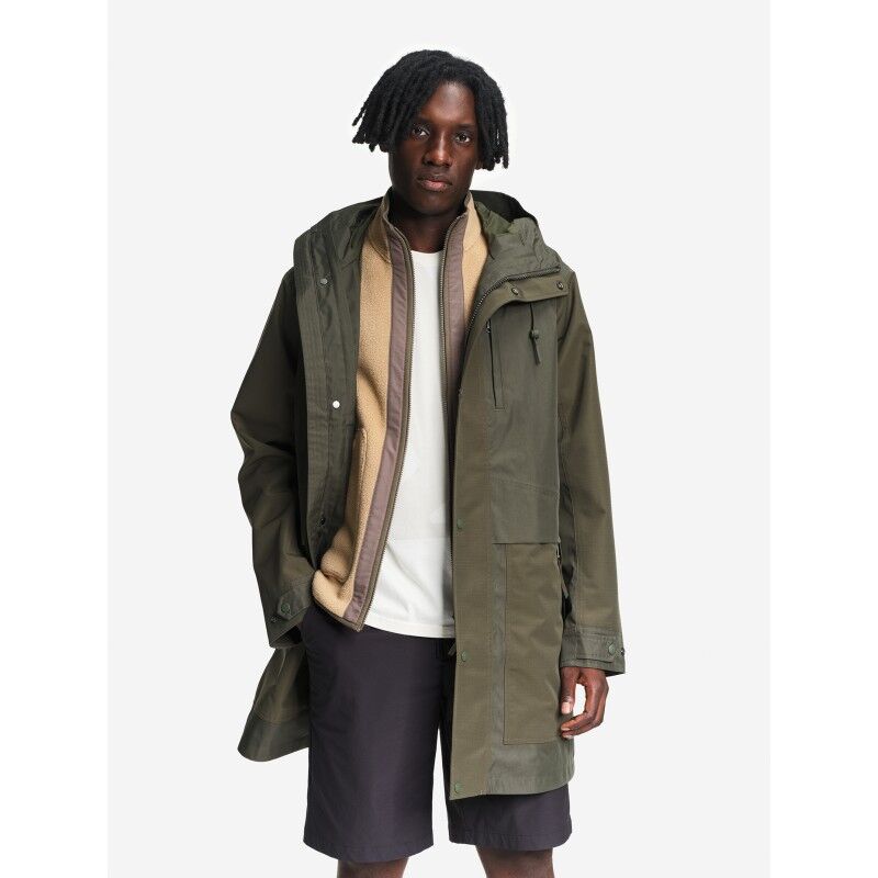 Aigle T-Kit Long Fishtail Cotton Parka - Parka homme | Hardloop