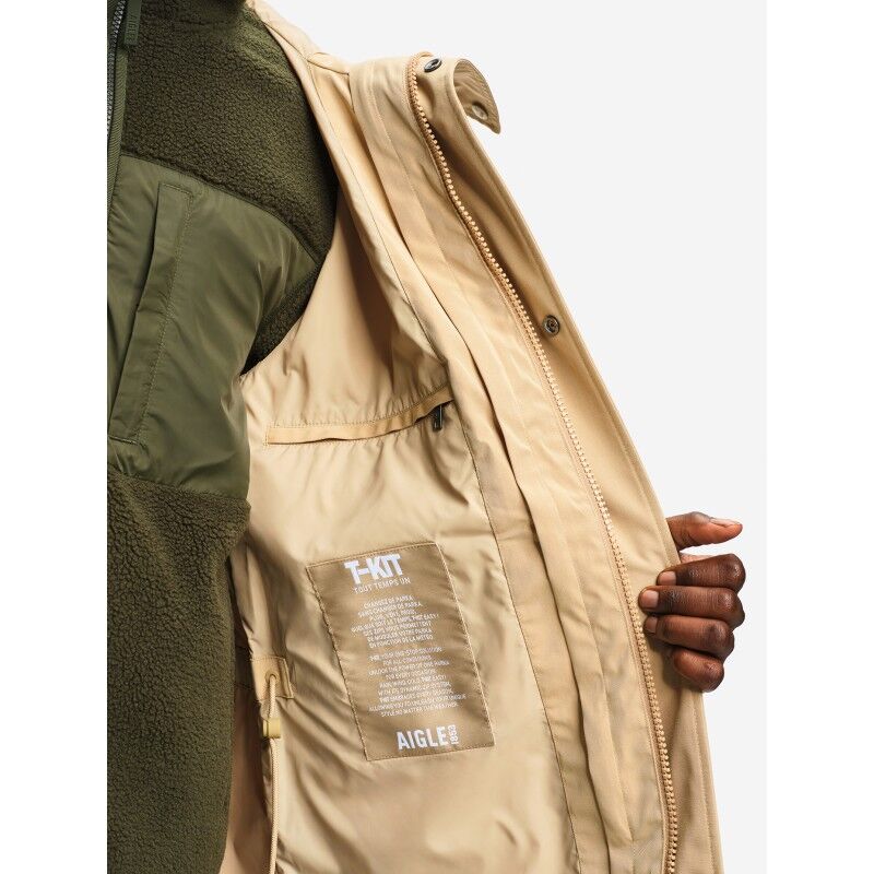 Aigle T-Kit Long Fishtail Cotton Parka - Parka - Uomo | Hardloop