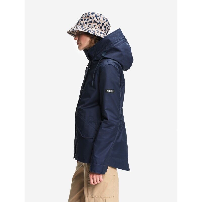Aigle Retroblooma Hooded Parka Fishtail MTD - Parka - Damen | Hardloop