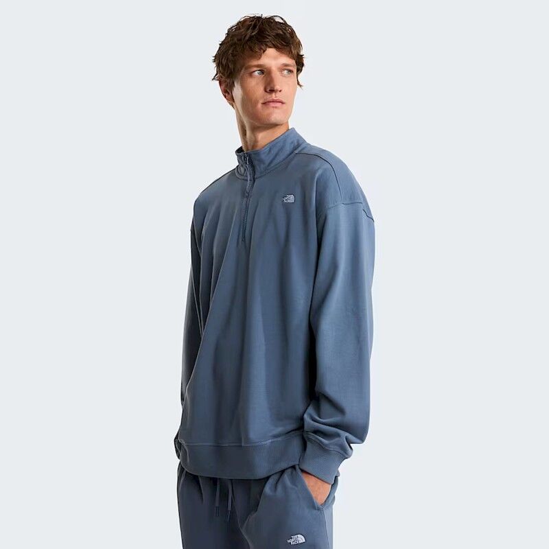 The North Face Essential Light Relaxed 1/4 Zip Crew - Pulloverit - Miehet | Hardloop