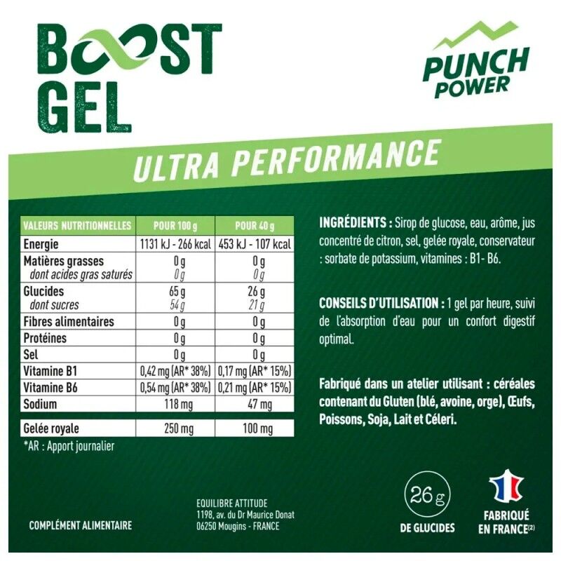 Punch Power Effort Intense - Gel energético | Hardloop