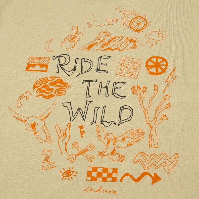 Endura Ride The Wild Graphic Tee - Koszulka MTB | Hardloop