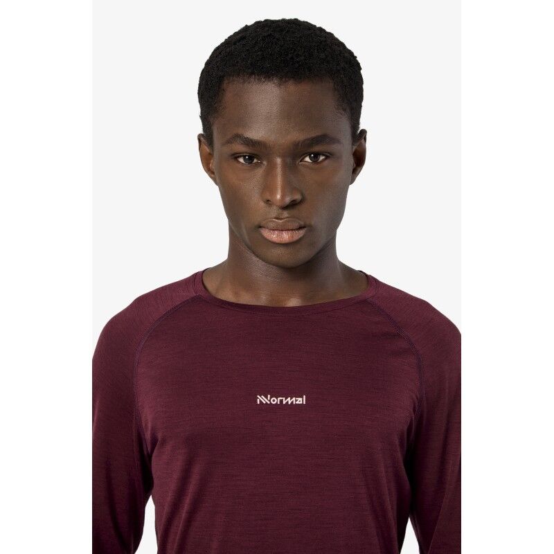 NNormal Merino Long Sleeve - Merino-shirt - Herrer | Hardloop