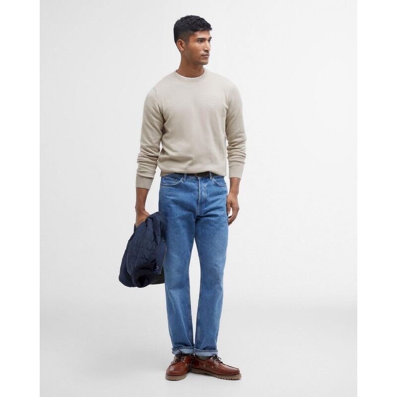 Barbour Pima Cotton Crew Neck Sweater - Jerséis - Hombre | Hardloop
