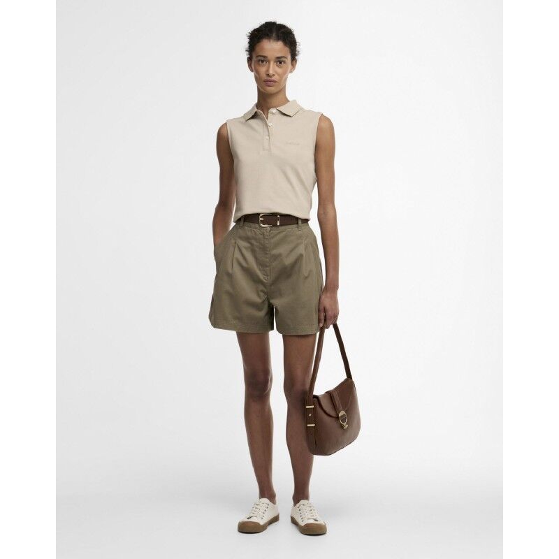 Barbour Bowford Sleeveless Polo Top - Pikeepaita - Naiset | Hardloop