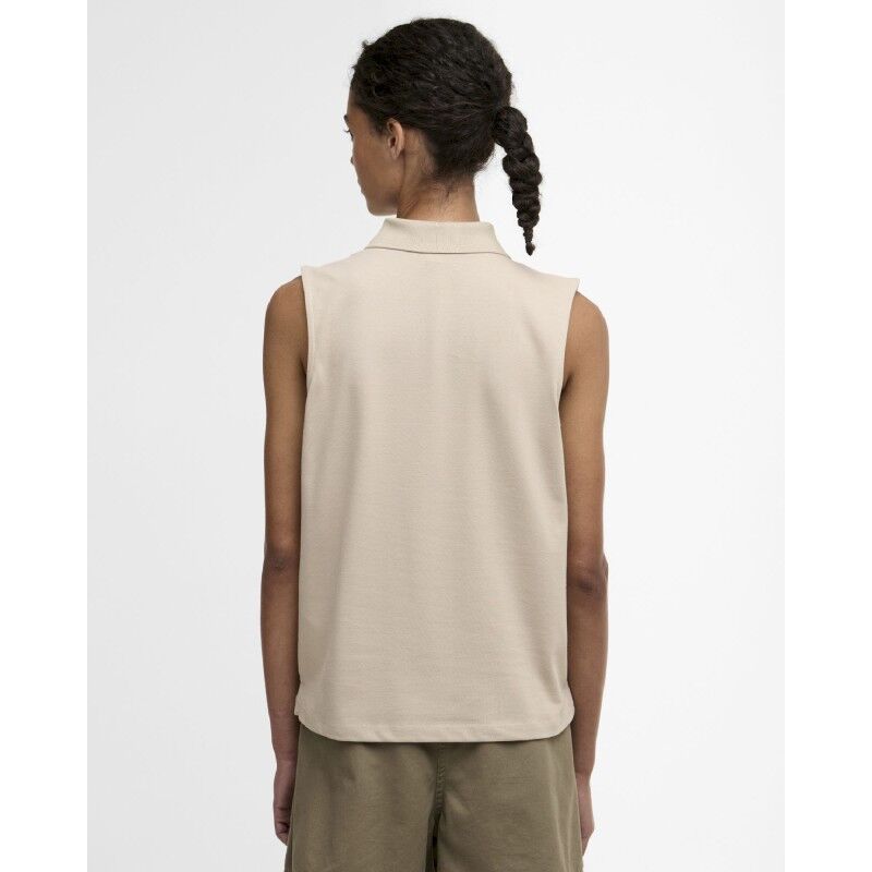 Barbour Bowford Sleeveless Polo Top - Polo-shirt - Damer | Hardloop