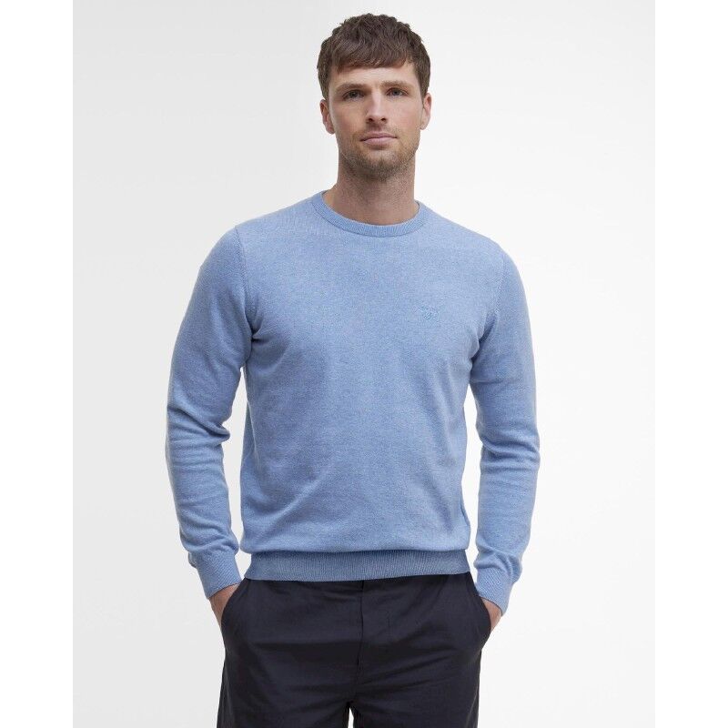 Pima Cotton Crew Neck Sweater - Sweatere - Herrer