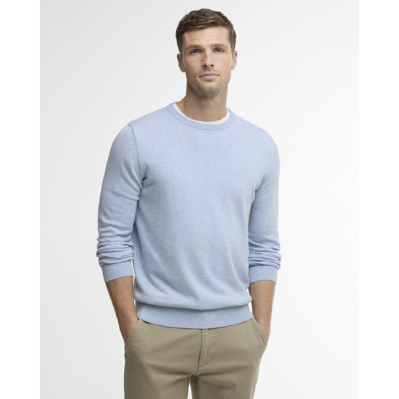 Pima Cotton Crew Neck Sweater - Pullover - Herren
