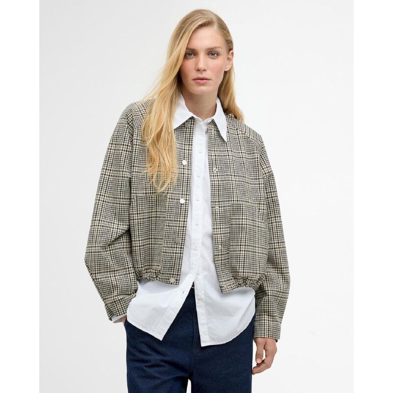 Leyburn Check Showerproof Bomber Jacket - Regenjas - Dames