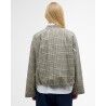 Barbour Leyburn Check Showerproof Bomber Jacket - Veste imperméable femme | Hardloop