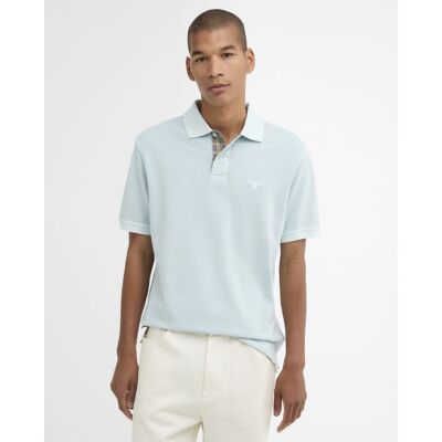 Washed Tartan Tailored Fit Pique Polo - Polo-Shirt - Herren