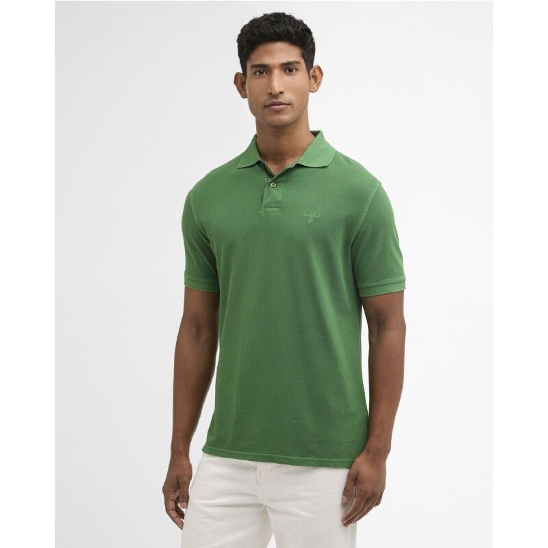 Washed Tartan Tailored Fit Pique Polo - Polo-Shirt - Herren