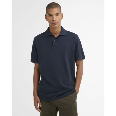 Washed Tartan Tailored Fit Pique Polo - Koszulka polo meska