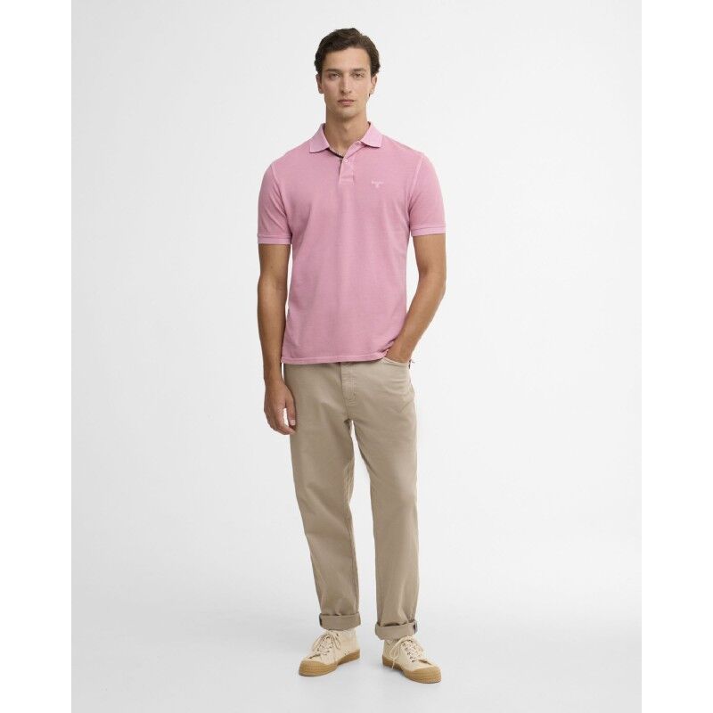 Barbour Washed Tartan Tailored Fit Pique Polo - Polo - Hombre | Hardloop
