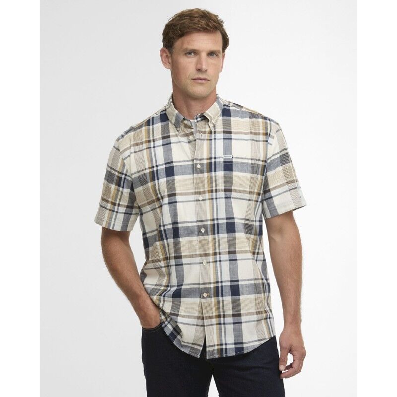 Swinfell Checked Regular S/S Shirt - Camisa homem